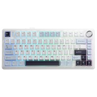 Aula F75 Mekanik RGB TKL Reaper Switch Kablosuz Makrolu Hot Swap Klavye Lacivert