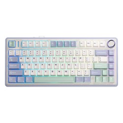 Aula F75 Mekanik RGB TKL Reaper Switch Kablosuz Makrolu Hot Swap Klavye Pastel Aula F75 Mekanik RGB TKL Reaper Switch Kablosuz Makrolu Hot Swap Klavye Pastel