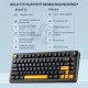 Aula F75 Mekanik RGB TKL Reaper Switch Kablosuz Makrolu Hot Swap Klavye Siyah