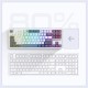 Aula F87 Mekanik RGB TKL GrayWood V4 Switch Kablosuz Makrolu Hot Swap Klavye Siyah
