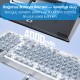 AULA F98 PRO OLED Ekranlı Makrolu Kablosuz RGB Hot-Swap Gasket Pre-Lubed Switch Mekanik Klavye
