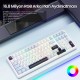 Aula F99 3 Modlu RGB Hot Swap Mekanik Reaper Switch Kablosuz Makrolu Klavye Lacivert