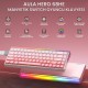 Aula Hero68 He Manyetik Klavye Rapid Trigger Black King Switch 8000Hz RGB Neon TKL Hot Swap Oyuncu Klavyesi Pembe
