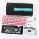 Aula Hero68 He Manyetik Klavye Rapid Trigger Black King Switch 8000Hz RGB Neon TKL Hot Swap Oyuncu Klavyesi Pembe