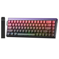 Aula Hero68 He Manyetik Klavye Rapid Trigger Dragon King Switch 8000Hz RGB Neon TKL Hot Swap Oyuncu Klavyesi Kırmızı