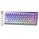 Aula Hero68 He Manyetik Klavye Rapid Trigger Dragon King Switch 8000Hz RGB Neon TKL Hot Swap Oyuncu Klavyesi Mor