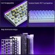 Aula Hero68 He Manyetik Klavye Rapid Trigger Dragon King Switch 8000Hz RGB Neon TKL Hot Swap Oyuncu Klavyesi Mor