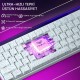Aula Hero68 He Manyetik Klavye Rapid Trigger Jade King Switch 8000Hz RGB Neon TKL Hot Swap Oyuncu Klavyesi Beyaz