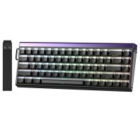 Aula Hero68 He Manyetik Klavye Rapid Trigger Jade King Switch 8000Hz RGB Neon TKL Hot Swap Oyuncu Klavyesi Siyah
