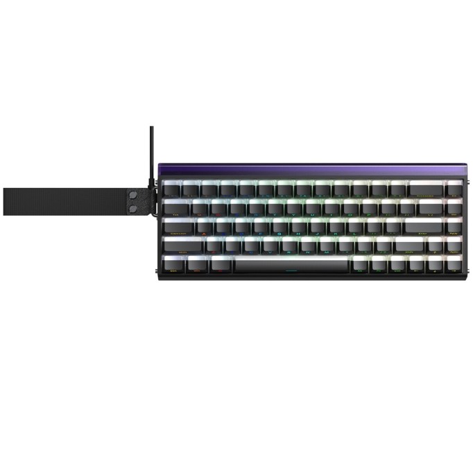 Aula Hero68 He Manyetik Klavye Rapid Trigger Jade King Switch 8000Hz RGB Neon TKL Hot Swap Oyuncu Klavyesi Siyah