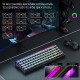 Aula Hero68 He Manyetik Klavye Rapid Trigger Jade King Switch 8000Hz RGB Neon TKL Hot Swap Oyuncu Klavyesi Siyah