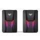 Aula N-108 1+1 USB/Aux Stereo 2.0 RGB Masaüstü Gaming Oyuncu Hoparlör Speaker Ses Sistemi