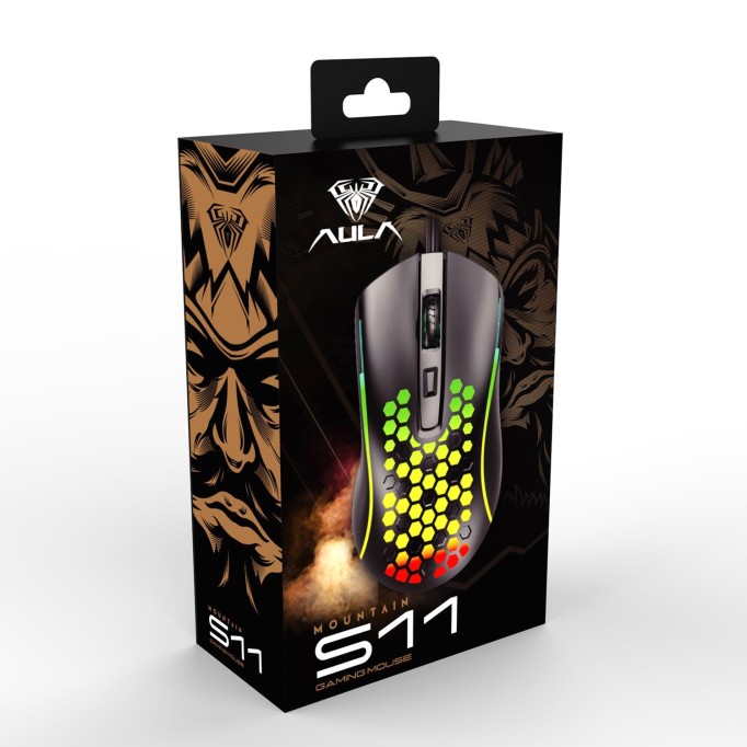 Aula S11 3600DPI RGB Optik Oyuncu Gaming Mouse