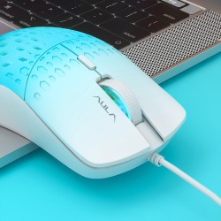 Aula S11 Pro 3600DPI RGB Optik Gaming Mouse Mavi Aula S11 Pro 3600DPI RGB Optik Gaming Mouse Mavi