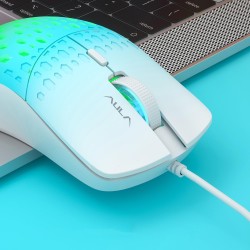 Aula S11 Pro 3600DPI RGB Optik Gaming Mouse Yeşil Aula S11 Pro 3600DPI RGB Optik Gaming Mouse Yeşil