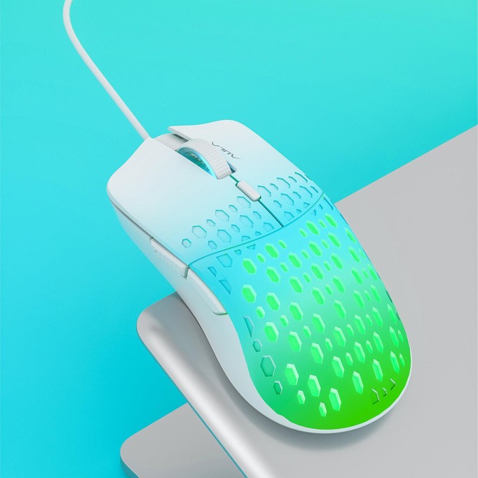 Aula S11 Pro 3600DPI RGB Optik Gaming Mouse Yeşil