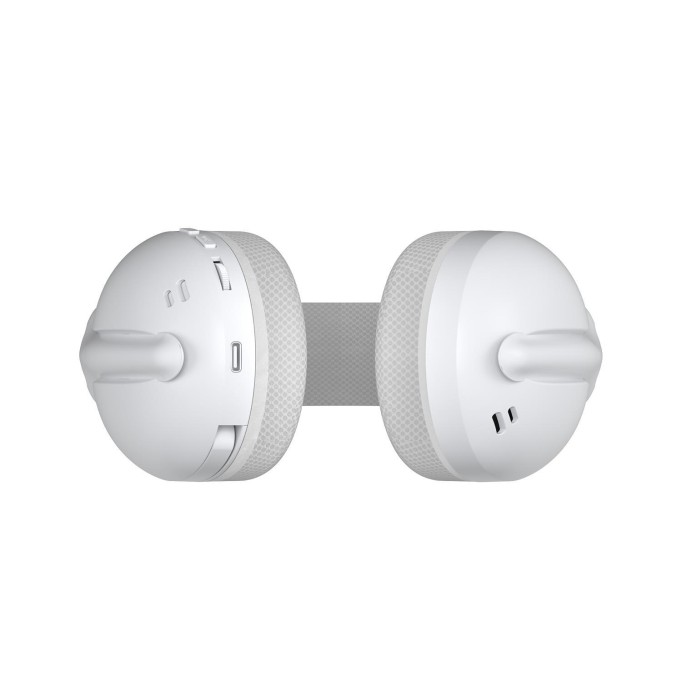 Aula S6 Ultra Hafif Kablosuz Bluetooth Type-C Mikrofonlu Gaming Oyuncu Kulaklığı Beyaz