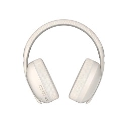 Aula S6 Ultra Hafif Kablosuz Bluetooth Type-C Mikrofonlu Gaming Oyuncu Kulaklığı Krem