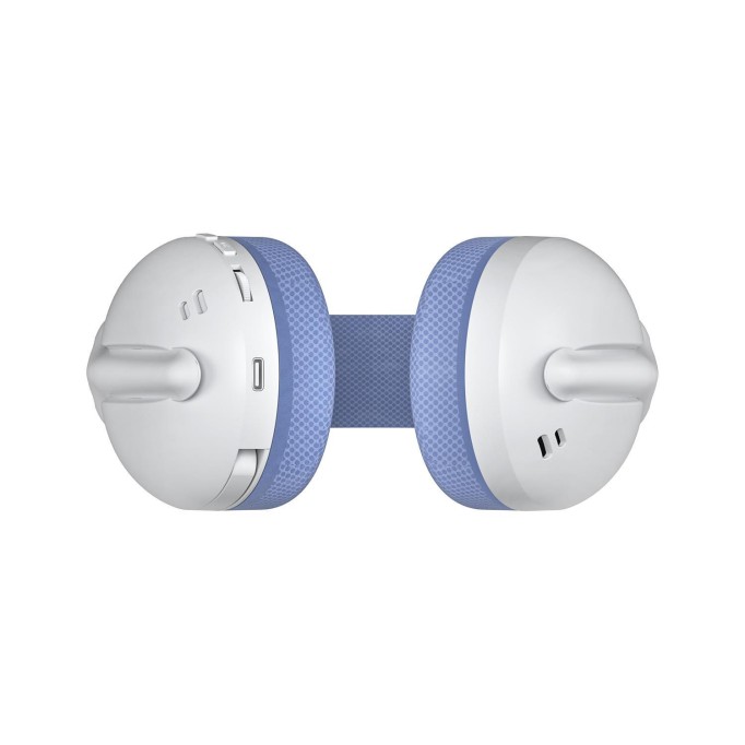 Aula S6 Ultra Hafif Kablosuz Bluetooth Type-C Mikrofonlu Gaming Oyuncu Kulaklığı Mavi