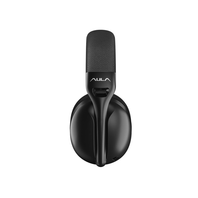 Aula S6 Ultra Hafif Kablosuz Bluetooth Type-C Mikrofonlu Gaming Oyuncu Kulaklığı Siyah