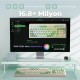 Aula S99 Retro RGB Gaming 3 Modlu Bluetooth/2.4GHz/USB-C Kablosuz Makrolu Türkçe Q Klavye Yeşil
