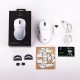 Aula SC800 LightWeight PAW3395 Sensör 26000 DPI 8000Hz Kablolu ve Kablosuz Gaming Oyuncu Mouse Beyaz