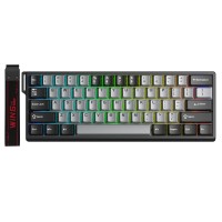 Aula Win60 He Pro Manyetik Klavye Rapid Trigger Xingyi Switch 8000Hz RGB TKL Hot Swap Oyuncu Klavyesi Gri
