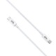 Bix 100W 5Gbps E-Mark Çipli Type-C to Type-C PD Şarj ve Data Kablosu 2 Metre Beyaz