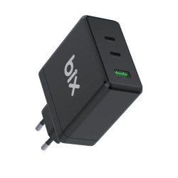Bix 100W USB Type-C QC 4.0 PD 3.0 Gan 3 Portlu Hızlı Şarj Cihazı Bix 100W USB Type-C QC 4.0 PD 3.0 Gan 3 Portlu Hızlı Şarj Cihazı