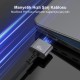 Bix 140W Type-C to Magsafe 3 Macbook Pro ve Macbook Air 13″ 14″ 16″ M1 M2 Uyumlu Manyetik Örgülü Şarj Kablosu 2 Metre