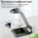 Bix 15W 3’ü 1 Arada iPhone Apple Watch AirPods Uyumlu Ultra İnce Manyetik Kablosuz Şarj İstasyonu