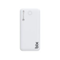 Bix PB10-QPD 18W Çift Çıkışlı QC 3.0 PD 10000 mAh Powerbank Beyaz