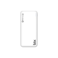 Bix 18W Çift Çıkışlı QC 3.0 PD 20000 mAh Powerbank Beyaz