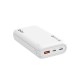 Bix PB20-QPD 18W Çift Çıkışlı QC 3.0 PD 20000 mAh Powerbank Beyaz