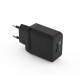 Bix 18W QC 3.0 Hızlı Şarj Cihazı ve Micro USB Kablo Siyah