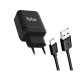 Bix 18W QC 3.0 Hızlı Şarj Cihazı ve Type-C USB Kablo Siyah satın al
