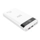 Bix 20000mAh 45W 2*USB ve Type-C Hızlı Şarj Destekli Led Göstergeli Powerbank Beyaz