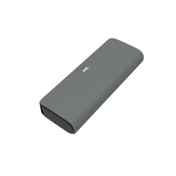 Bix 20000mAh SCP 22.5W USB-A ve Type-C PD 20W Çift Çıkışlı Dijital Ekranlı Portatif Powerbank Gri