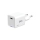 Bix 20W GaN USB-C Hızlı Şarj Adaptörü iPhone, Android ve iPad Uyumlu Type-C PD Şarj Aleti Beyaz