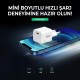 Bix 20W GaN USB-C Hızlı Şarj Adaptörü iPhone, Android ve iPad Uyumlu Type-C PD Şarj Aleti Beyaz