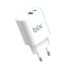 Bix 20W Type-C PD ve 18W USB QC 3.0 Çift Portlu Hızlı Şarj Cihazı