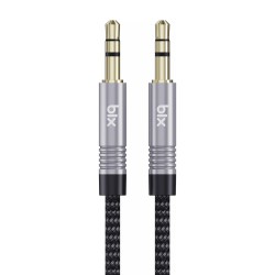 2 Metre Bix 3.5mm Erkek To Erkek Örgülü Stereo Aux Ses Kablosu 2 Metre