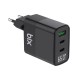 Bix 65W USB Type-C QC 4.0 PD 3.0 LED Göstergeli Gan 3 Portlu Hızlı Şarj Cihazı satın al