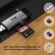 Bix ADP-11 Type-C USB 3.2 Çok Fonksiyonlu OTG Kart Okuyucu