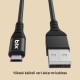 Bix Android İçin Ultra Güçlendirilmiş Micro USB Şarj Kablosu Beyaz