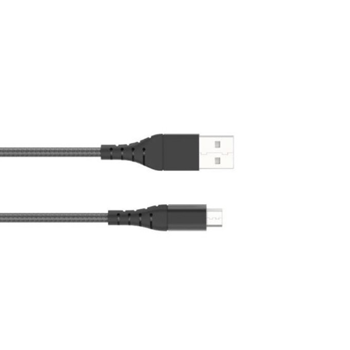 Bix Android İçin Ultra Güçlendirilmiş Micro USB Şarj Kablosu Beyaz