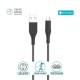 Bix Android İçin Ultra Güçlendirilmiş Micro USB Şarj Kablosu Beyaz