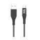 Bix Android İçin Ultra Güçlendirilmiş Micro USB Şarj Kablosu Siyah