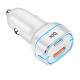 Bix BX-CCP36WT 36W QC 3.0 USB PD Araç İçi Hızlı Şarj Adaptörü Beyaz