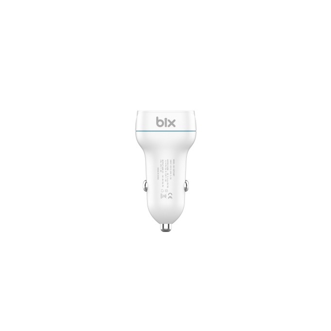 Bix BX-CCP36WT 36W QC 3.0 USB PD Araç İçi Hızlı Şarj Adaptörü Beyaz